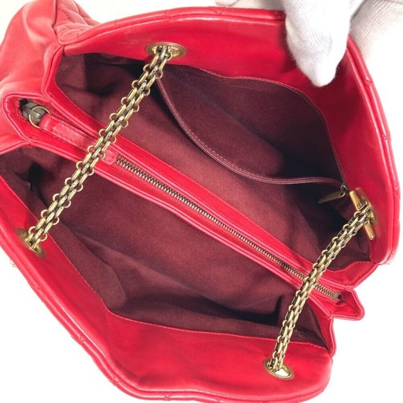 CHANEL CC CC Mark Matelasse Quilted Mini Boston Bag Double Chain Shoulder Bag - Picture 4 of 16